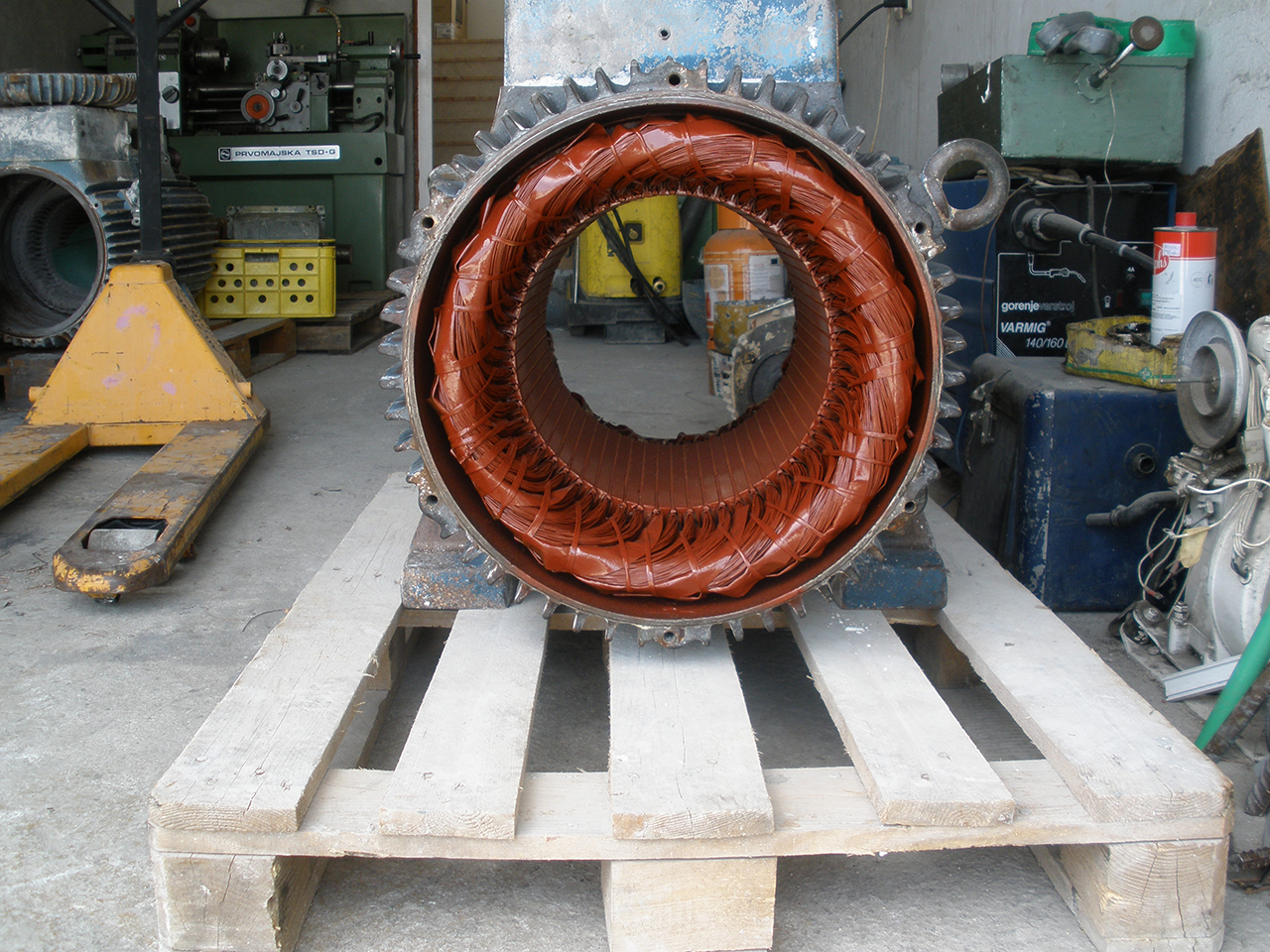 Završna obrada elektromotora 75kW